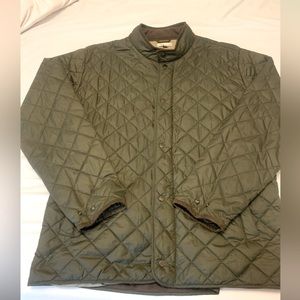 Peter Millar Mens XXL Army Green Quilted Jacket